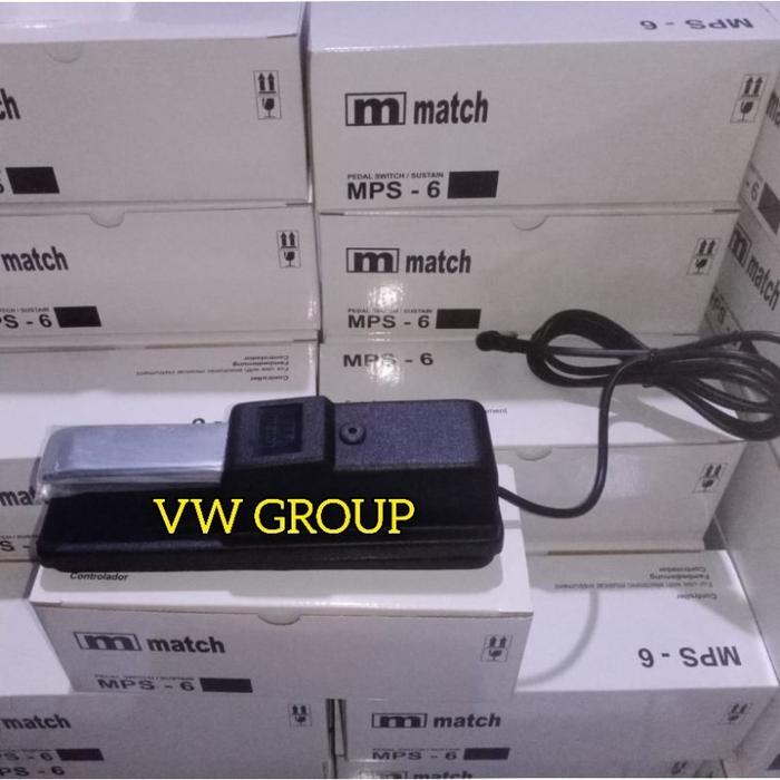 Pedal Sustain MATCH MPS-6 untuk keyboard/piano Roland,KORG,Yamaha,CASIO, TECHNICS