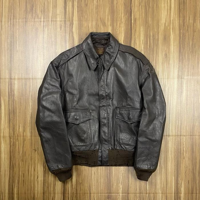 Leather Jacket A2 Flight Jacket Usaf