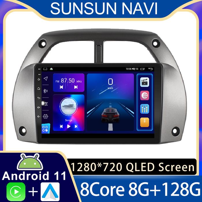 Android 11 For Toyota RAV4 Rav 4 2001 2002 - 2006 Car Radio Stereo