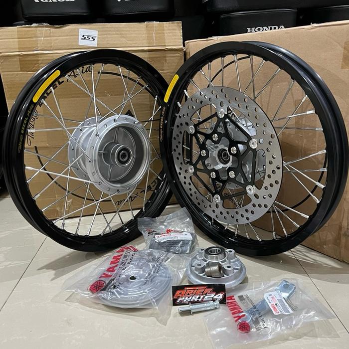 paket velg tdr tromol depan SYM day belakang ts day velg 160.185-17 (TDR ROSSI TAKASAGO TK RACING) s