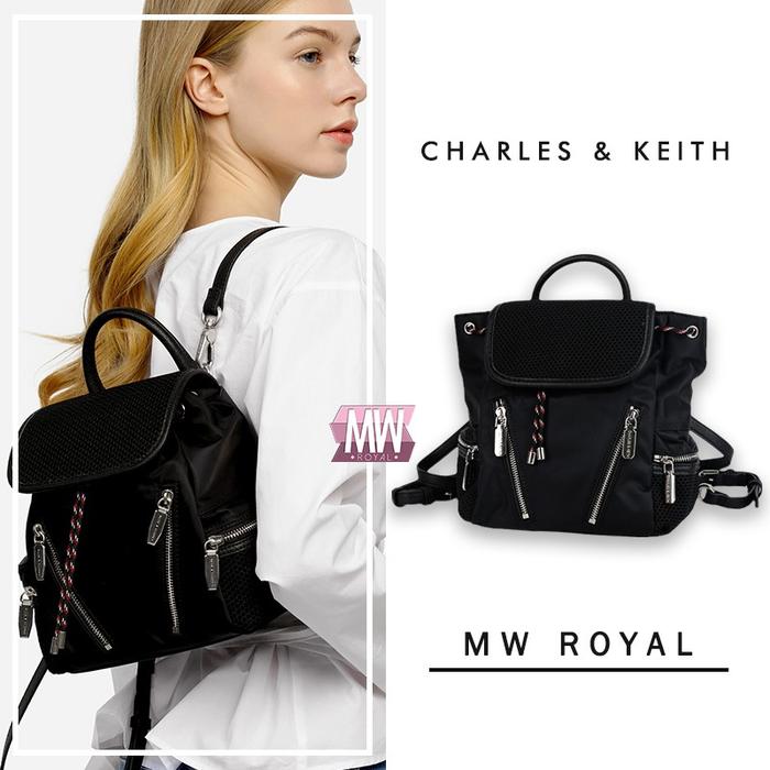 TAS RANSEL CHARLES KEITH TAS CK DRAWSTRING BACKPACK TAS RANSEL BESAR TAS RANSEL MURAH TAS SEKOLAH