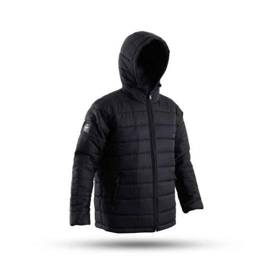 puffer jacket gelembung hitam