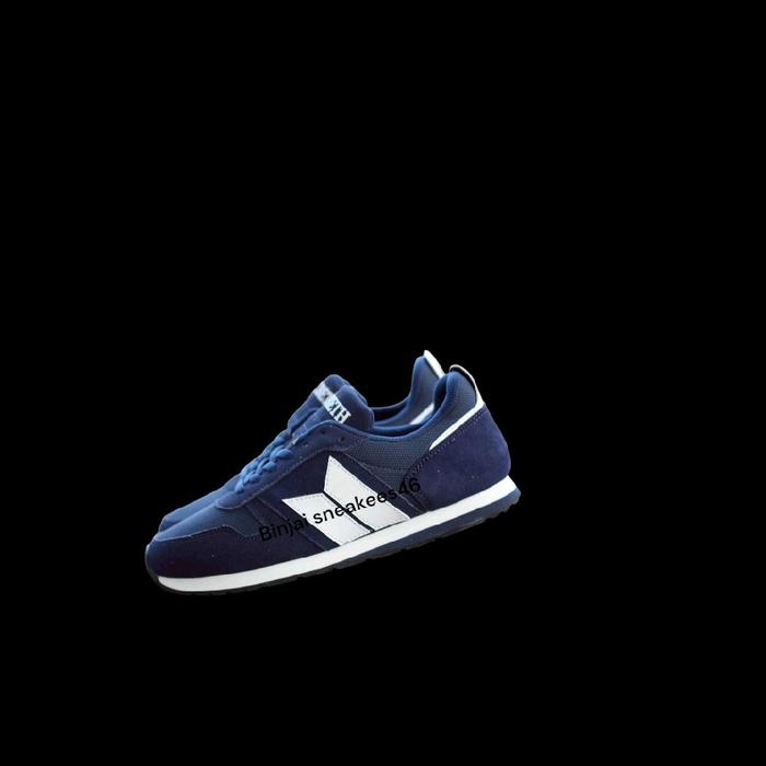 sepatu sneakers pria macbeth classic navy white qualty