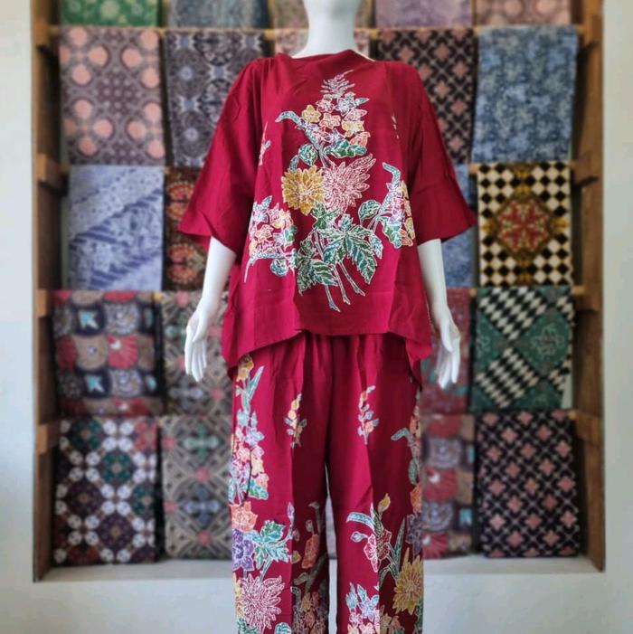 SET WAKA WAKA ENCIM Candi Mekar Ld 150 Jumbo Batik Pekalongan Kekinian