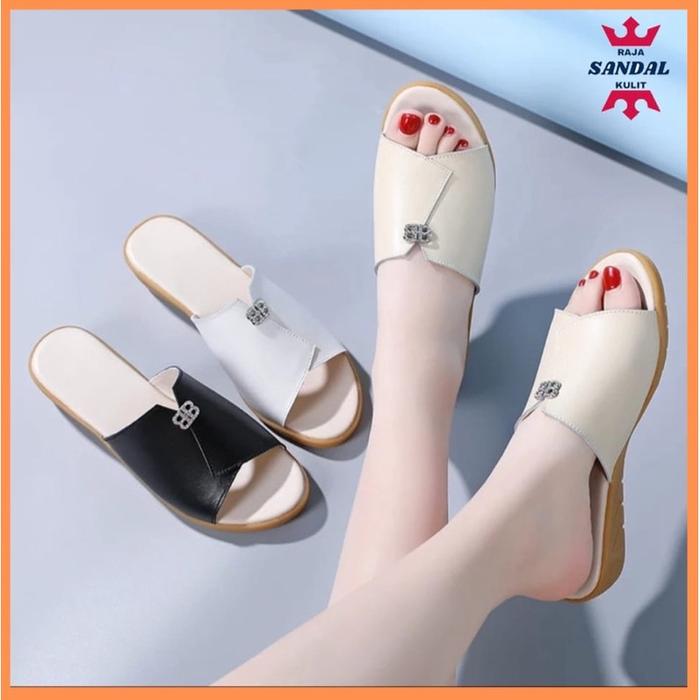 Sendal wanita kulit asli premium (BB-204)
