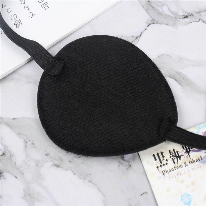 PENUTUP MATA HITAM CIEL KUROSHITSUJI BLACK EYE PATCH COSPLAY EPBL