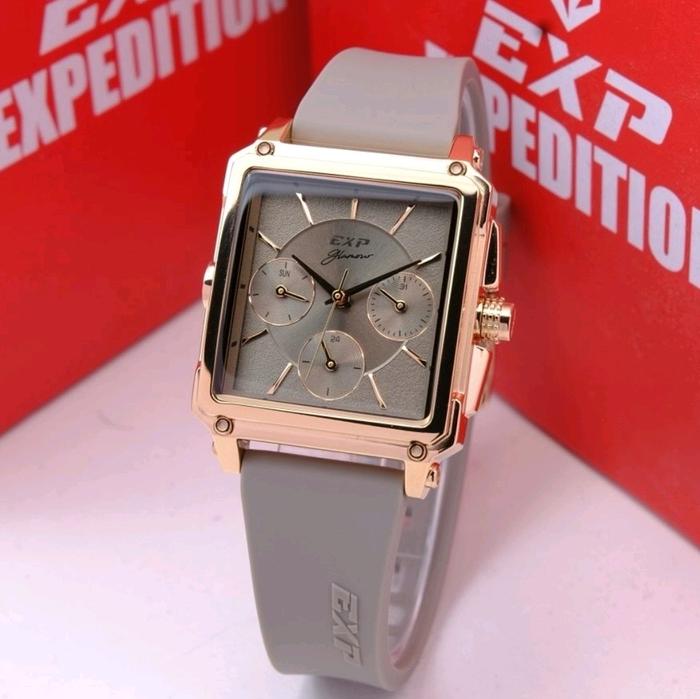 Jam Tangan Wanita Original EXP Expedition E6618B Rubber