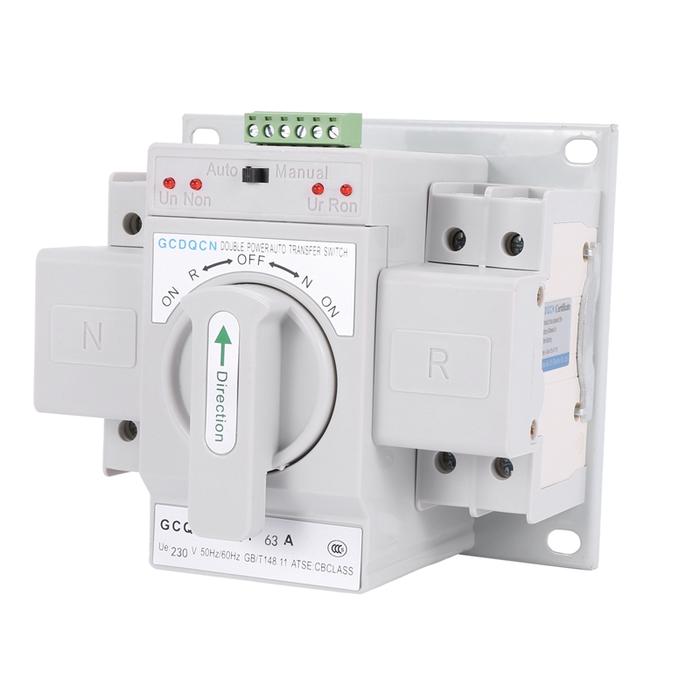 Dual Power Automatic Transfer Switch 2P63A Switch Gear Switch Cb
