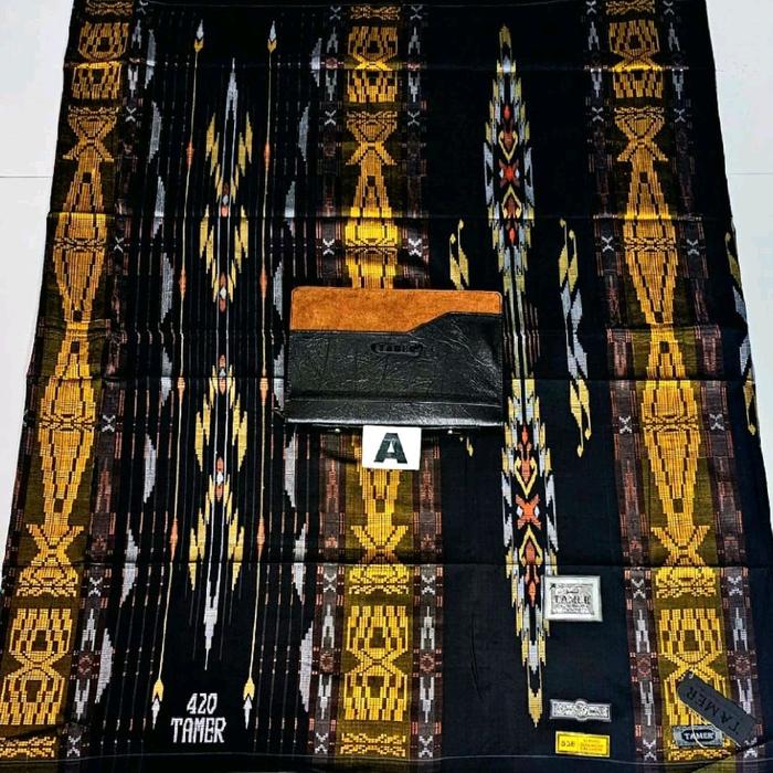 TAMER Sarung SGE Full Sutra 420 Type New Bahan Full Sutra Spunslik 420 Real Kain Ringan FS Atbm Jahi