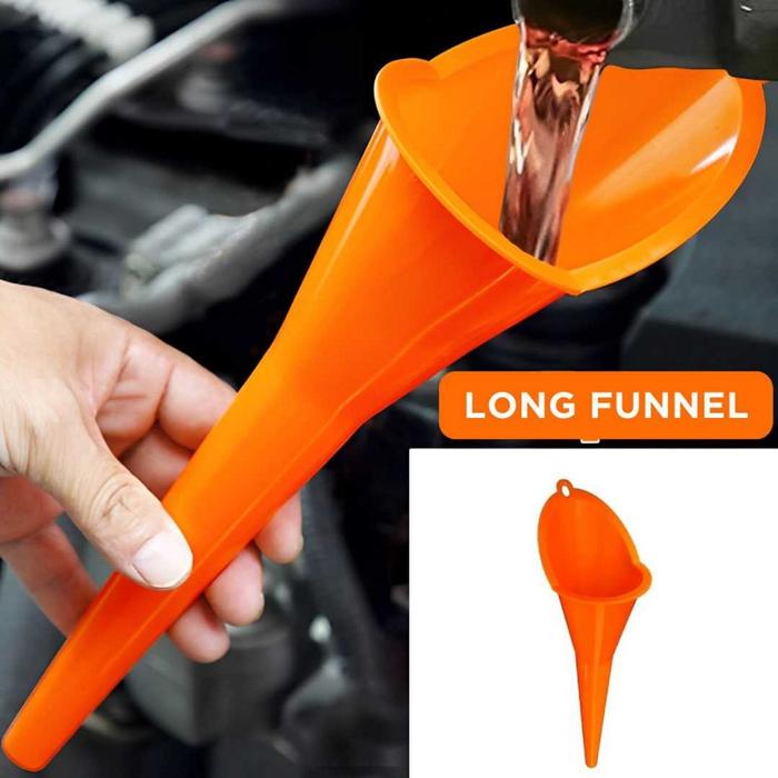 Corong Isi Ganti Oli Minyak Air Bensin Pertalite Bahan Bakar Oli Motor Matic Nozzle Corong Air Long 