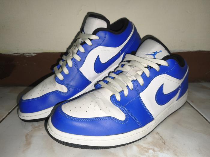 AJ1 Low Game Royal Blue, Size 47 2/3/30,5cm China (2nd, Kondisi 90%)