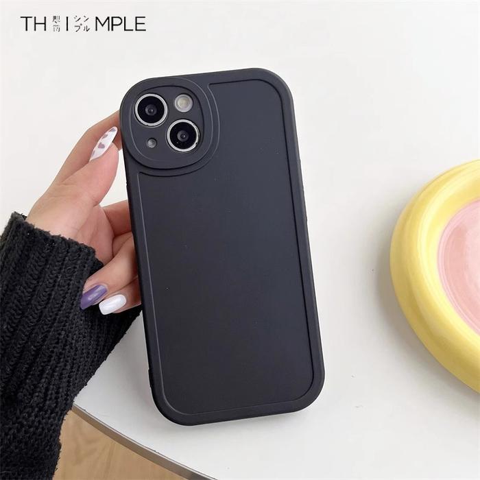 Casing Softcase Case Pelindung Hp Hanphone Case Matte Rose Warna Permen Compatible For Iphone 11