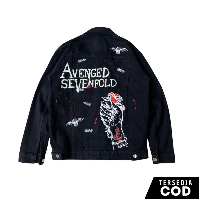 Painting Jaket Denim A7X FSRT