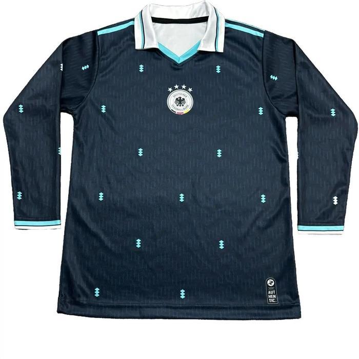 PREMIUM Lengan Panjang Jerman Dongker 1.0 by rsport indonesia full printing - jersey fantasy retro v