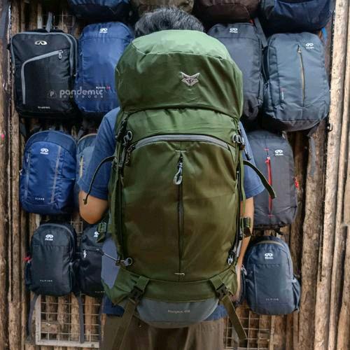 Tas Gunung / Carrier Reptil Bunglon 45L Air Backsystem include cover bag Terlaris