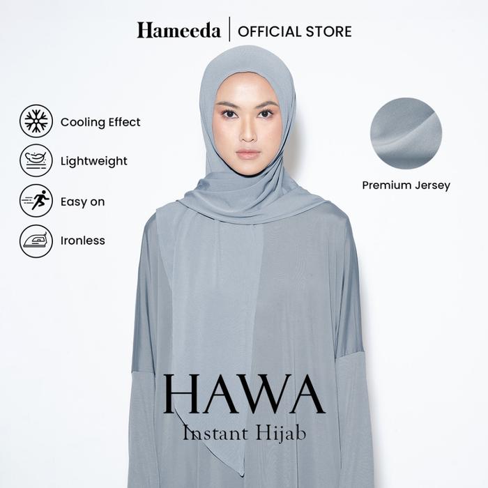 Hameeda - Hawa Instant Square Hijab | Instan Segitiga Jersey