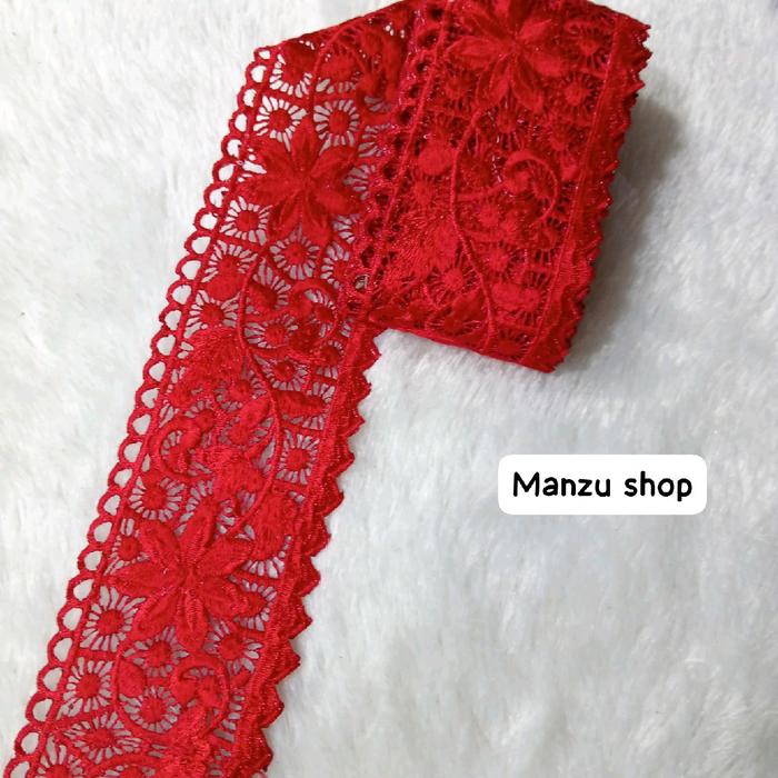 RENDA BORDIR SONGKET/RENDA SELENDANG/RENDA BORDIR TENGAH