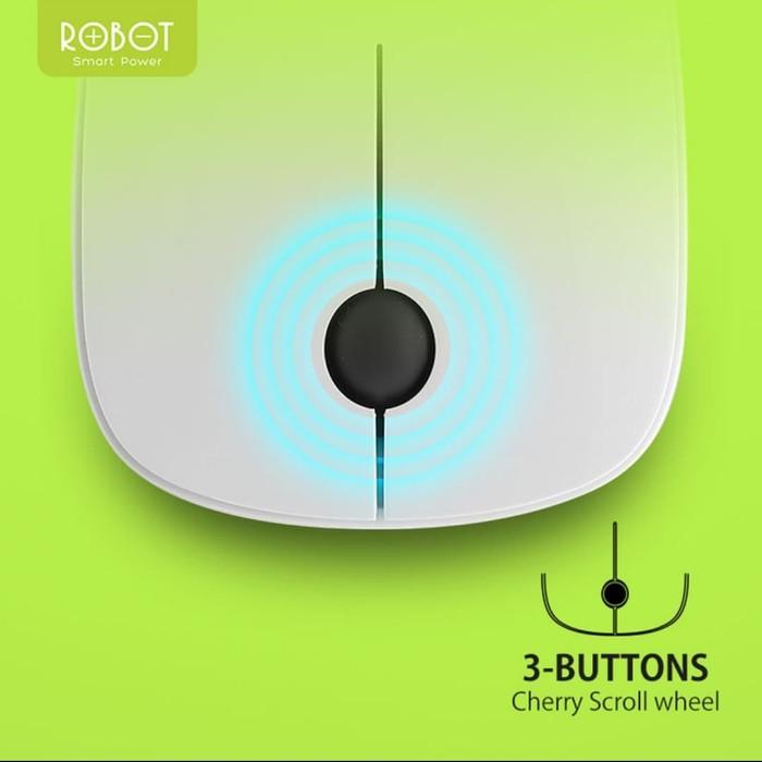 Mouse wireless Robot M220 2.4G optical mouse garansi resmi
