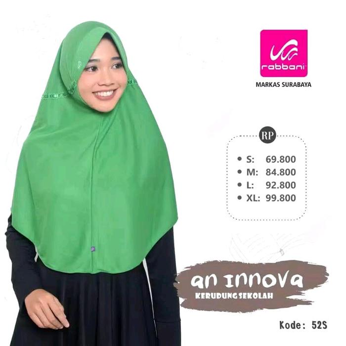 RABBANI KRD INNOVA 100% ORI | DISKON SPESIAL 50% | RABBANI INNOVA | HIJAU NU | KERUDUNG INSTAN