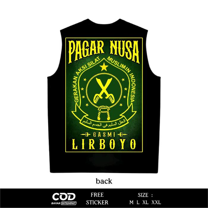 Singlet Pagar Nusa Motif Gasmi Lirboyo Sablon DTF CA4