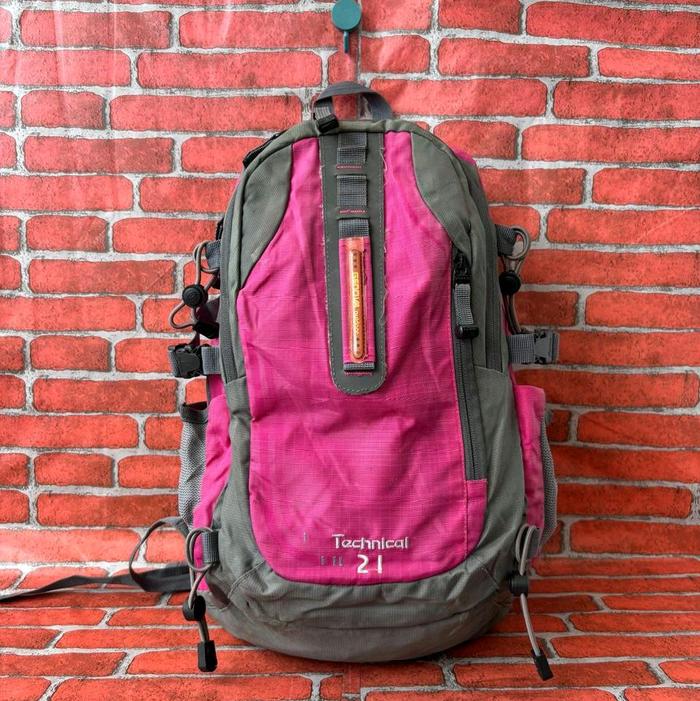 Tas Ransel Outdoor/Gunung Genova Brand Second Import Ransel camping Fungsional 21 Liter