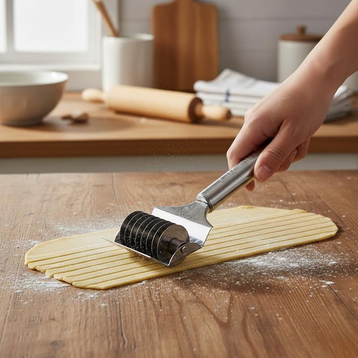 Ratu Mall | Roller Pemotong Adonan | Noodles Cutter Manual | Alat Potong Mie Dapur
