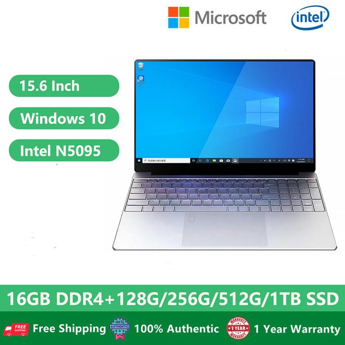 Office Laptops Notebook 15.6Inch 1920x1080 11th Gen Intel N5095 16GB