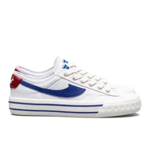 SEPATU COMPAS RETROGRADE WHITE IN BLUE COMPAS PUTIH