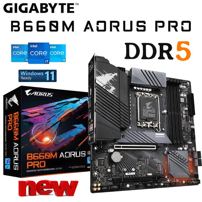 Gigabyte B660M AORUS PRO DDR5 Motherboard LGA 1700 Intel Core 12th