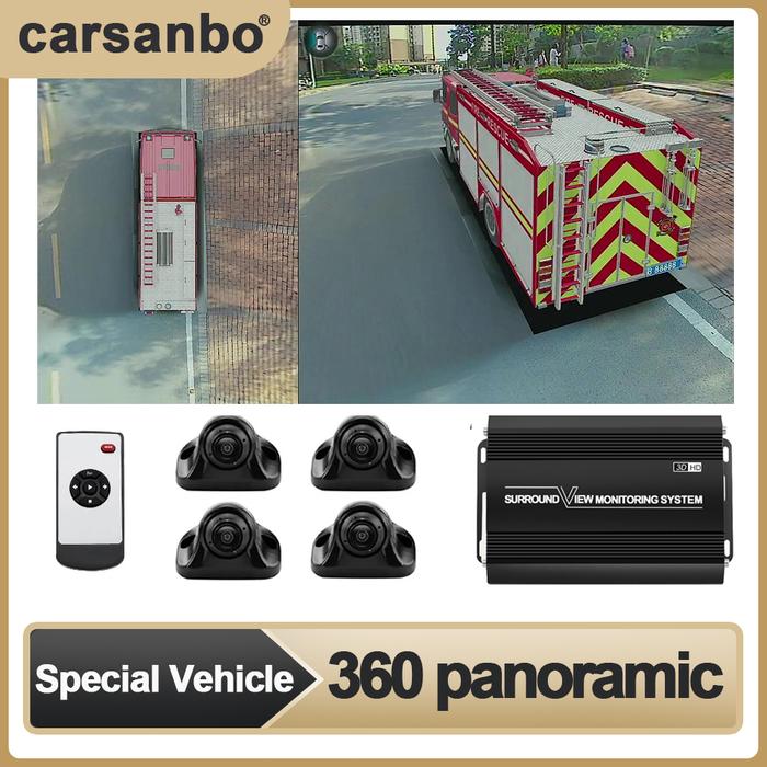 360 Panoramic Seamless 3D Imaging System for Special Vehicle 360