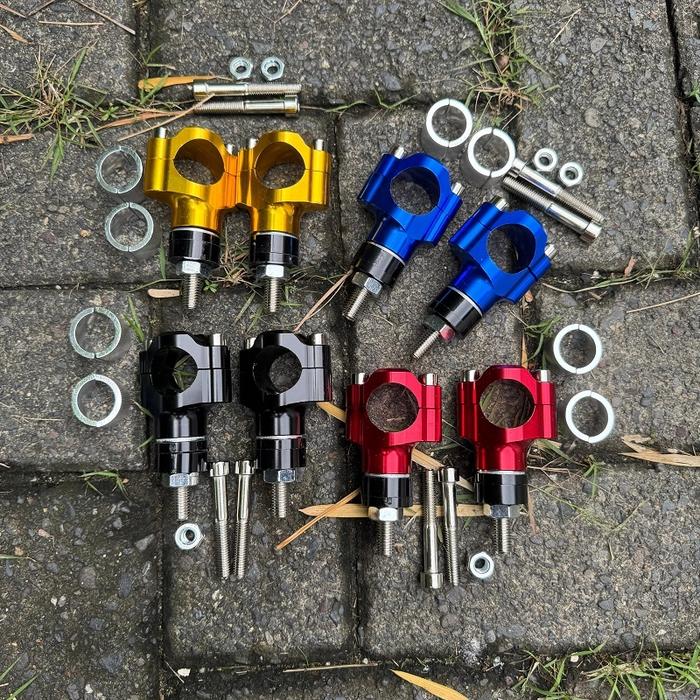 Raiser Stang CNC PROTAPER Model KTM 1 Baut Trail CRF Riser KLX BF Dtracker Peninggi Setang Plus Ring