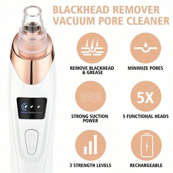 Cahaya Bundaran | Alat Hisap Komedo Elektrik Facial | Alat Komedo Elektrik Facial Pore | Alat 5 Vacu