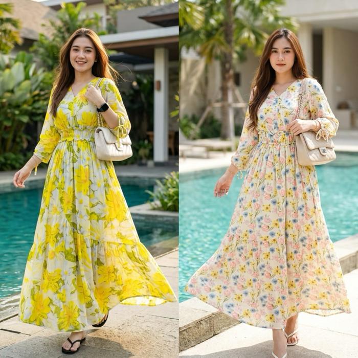 Denora Gamis / Gamis Anggun / Gamis Rayon Premium