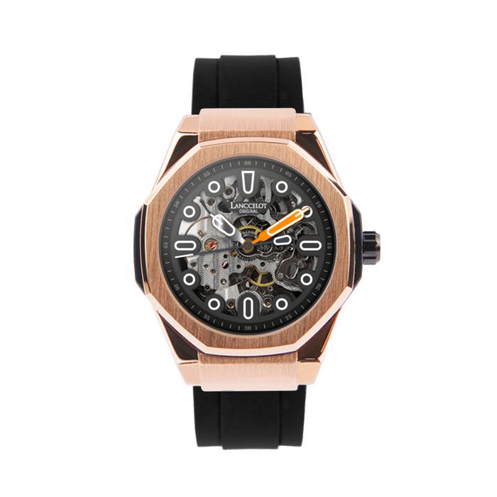 Jam Tangan Lanccelot Time Explorer Rubber of Helium pria