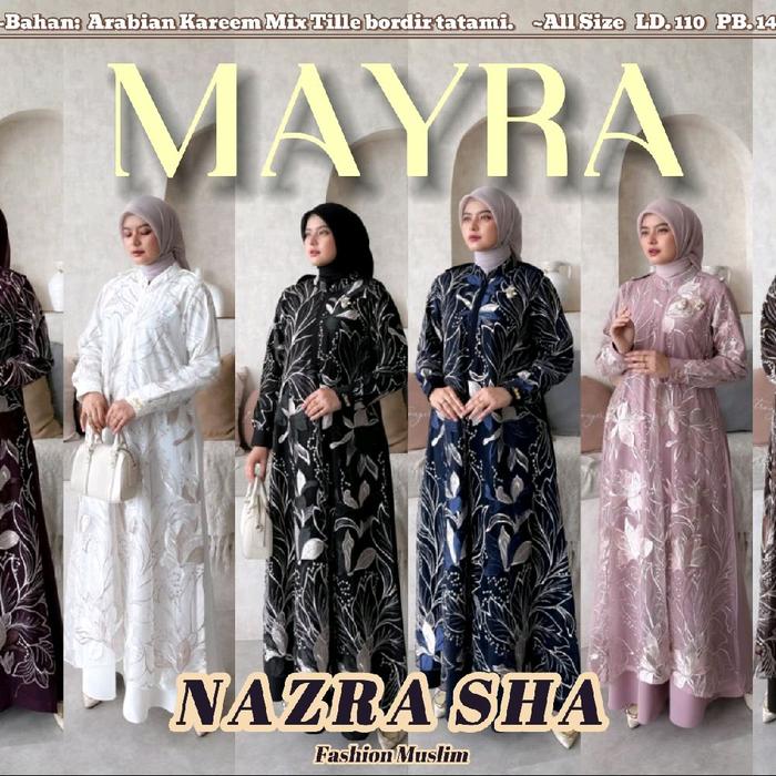 (o8) YASTRIB MAYRA MAFAZA Baju Dress Gamis Wanita Muslimah Mayra Dress By Yastrib Altin. Nazra Sha
