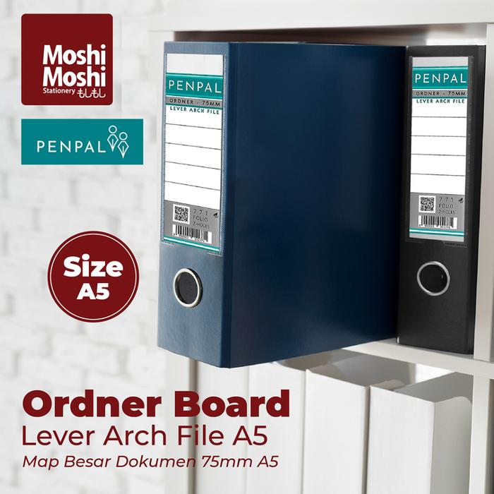 Ordner Board A5 Paper Lever Arch File Map Besar A5 Kertas Dokumen 75mm