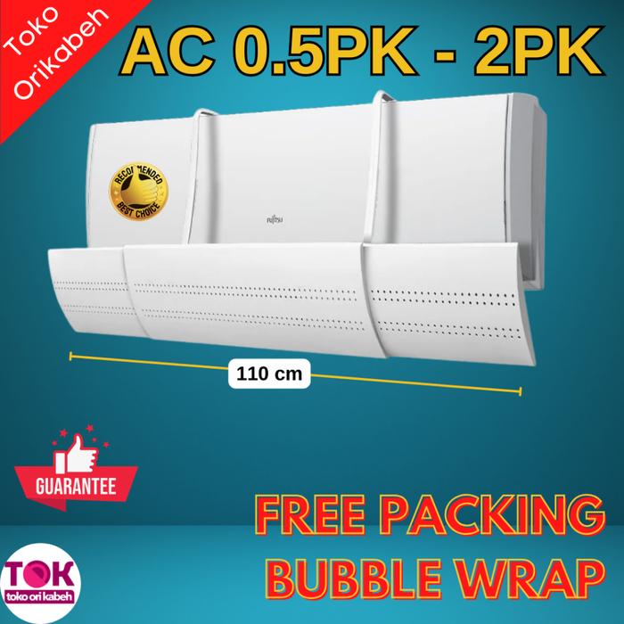 Cover Penahan Hembusan Angin Indoor AC Penghalang Angin AC Kamar Rumah Kantor Talang AC Reflektor 0