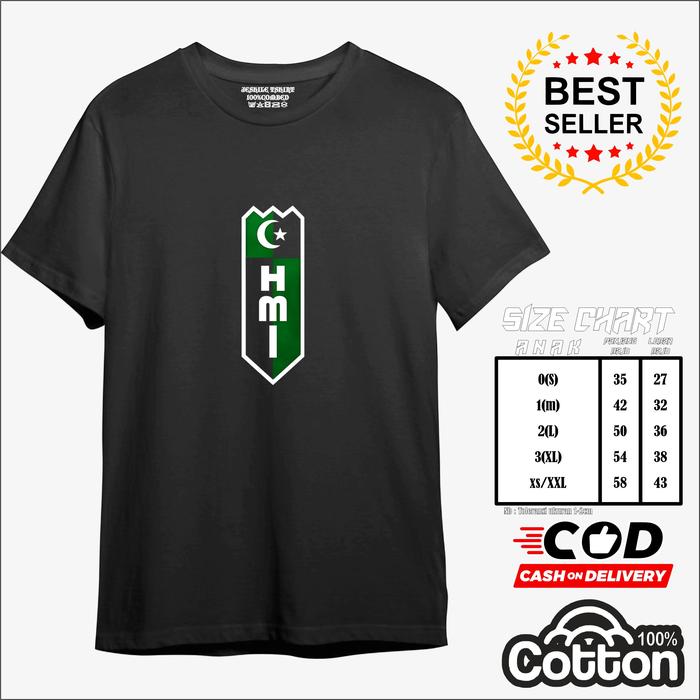 Kaos Metal Edisi HMI Mahasiswa Islamic Dewasa Its Worth / Kaos Distro Premium By Jeshile T-Shisrt