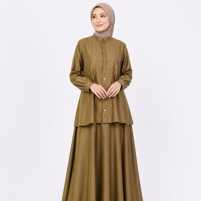Gamis Pemda Model Setrtok - Gaun Elegan dengan Desain Modern dan Nyaman untuk Berbagai Kesempatan Ba