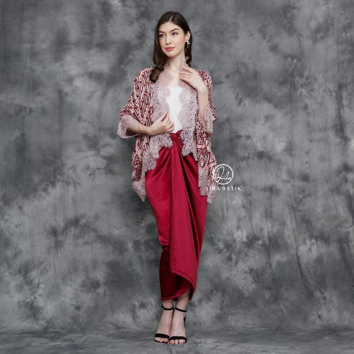 TERLARIS AIRA BATIK - Cape Bolero Motif Outer Batik Wanita Premium Raya Lebaran Outfit MURAH