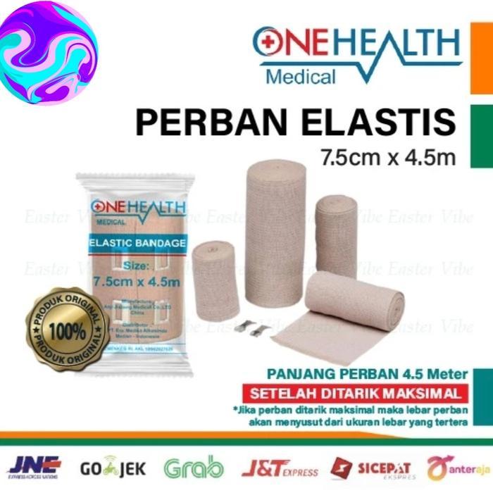 Elastic Bandage / Perban Elastis / Verban Elastis Keseleo Patah Tulang Kaki Tangan Ukuran 7.5cm / 10