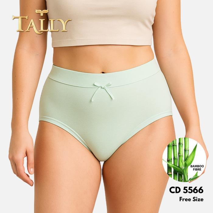 TALLY Sarwendah CD 5566 Celana Dalam Wanita Bahan Katun Bambu fit to L - XL CD Wanita Basic Pakaian