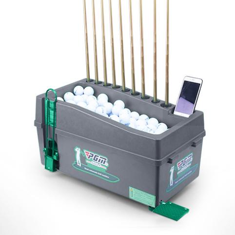 Golf Ball Automatic Server Pitching Machine Robot Box Swing