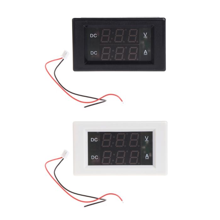 DC 600V 20A Dual Digital Voltmeter Ammeter Volt Amp Tester Gauge