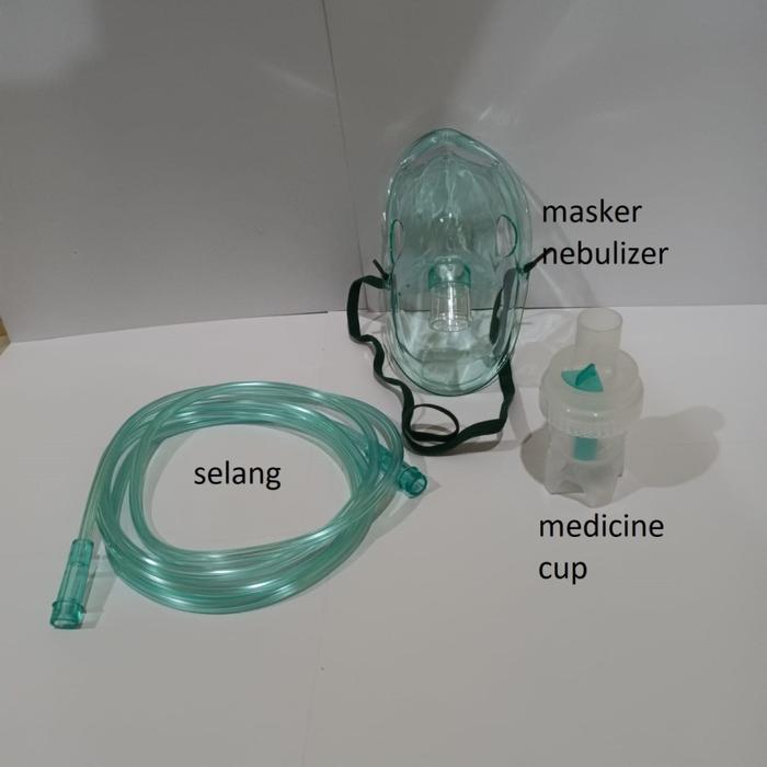 Spare Part Nebulizer Omron / Tempat Obat, Masker, dan Selang Nebulizer