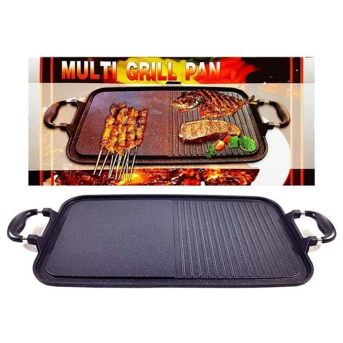 Multi Grill Pan Texania / Wajan Panggangan Alat Pemanggang Tanpa Arang