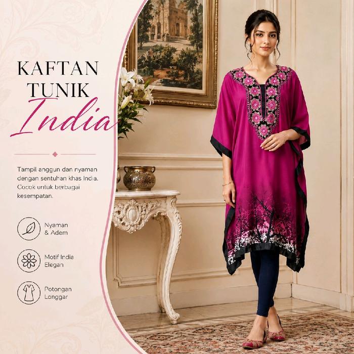 kaftan tunik india/tunik india
