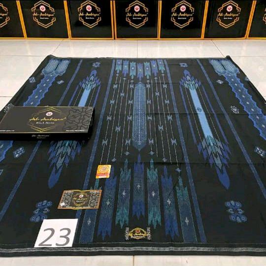 Sarung motif Sulthan ( biru ) terbaru elegand pria dewasa