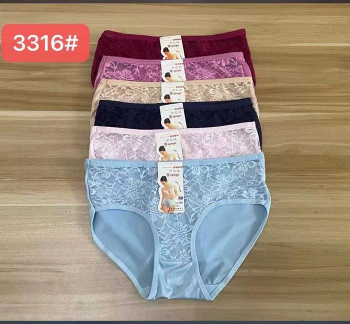 3 PCS Celana dalam renda cantik all size bahan lembut bisa melar cantik banget (CD YIYAGI) |CD WANIT