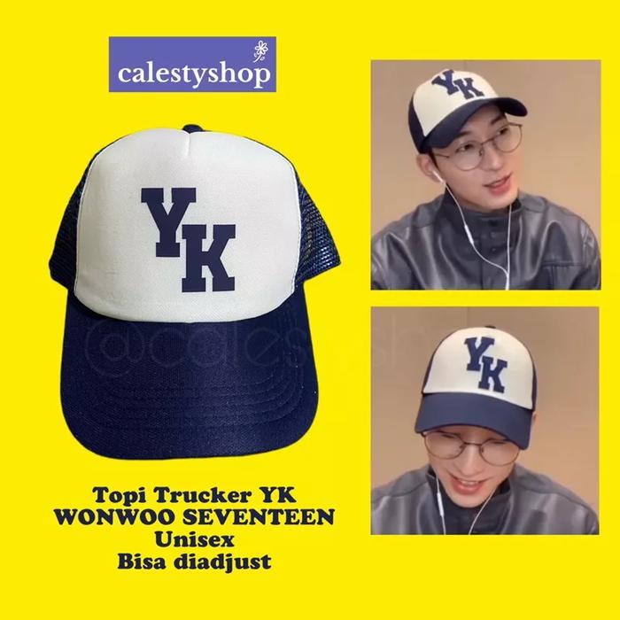Ready Topi Trucker Topi Jaring Cap Hat Jeon Wonwoo Seventeen Wai Kei Yk Hat